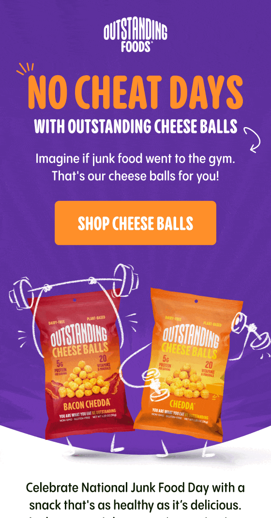 Outstanding Foods email creative